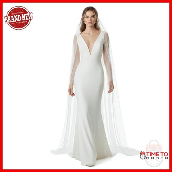 Pearl Crystal Beaded Edge Bridal Veil Fingertip Length Wedding Accessory main image 6